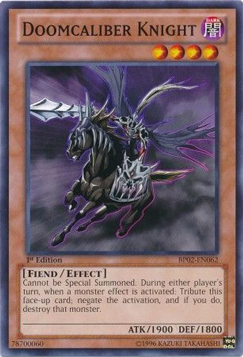 Doomcaliber Knight - BP02-EN062 - Common