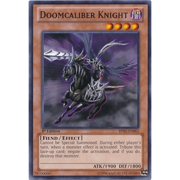 Doomcaliber Knight - BP02-EN062 - Common