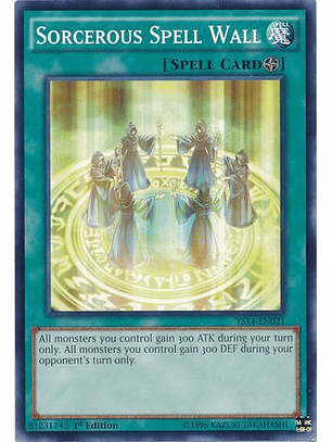 Sorcerous Spell Wall - YS14-EN021 - Common