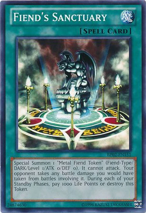 Fiend's Sanctuary - BP02-EN151 - Common
