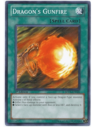 Dragon's Gunfire - SDDL-EN025 - Common
