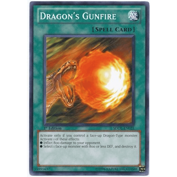 Dragon's Gunfire - SDDL-EN025 - Common