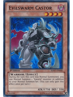 Evilswarm Castor - HA07-EN048 - Super Rare