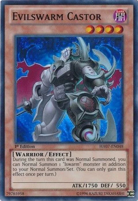 Evilswarm Castor - HA07-EN048 - Super Rare