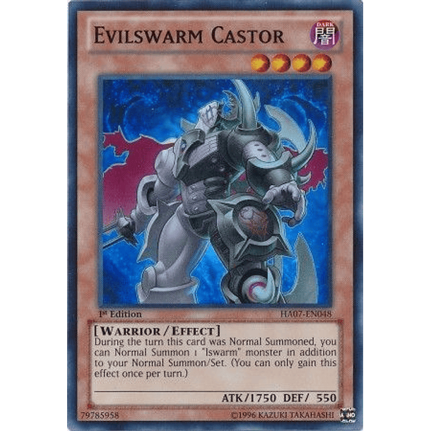 Evilswarm Castor - HA07-EN048 - Super Rare