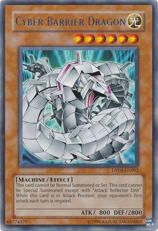 Cyber Barrier Dragon - DP04-EN002 - Rare  1