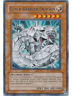 Cyber Barrier Dragon - DP04-EN002 - Rare 