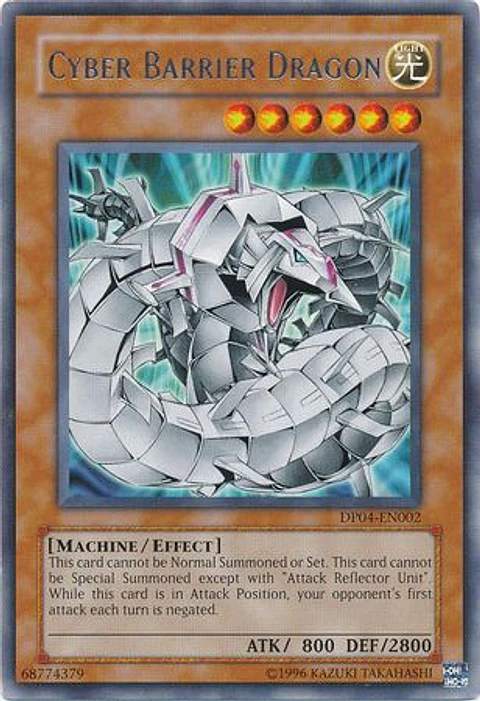 Cyber Barrier Dragon - DP04-EN002 - Rare 