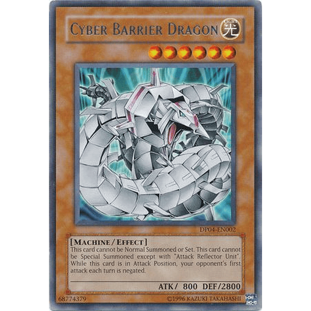 Cyber Barrier Dragon - DP04-EN002 - Rare 