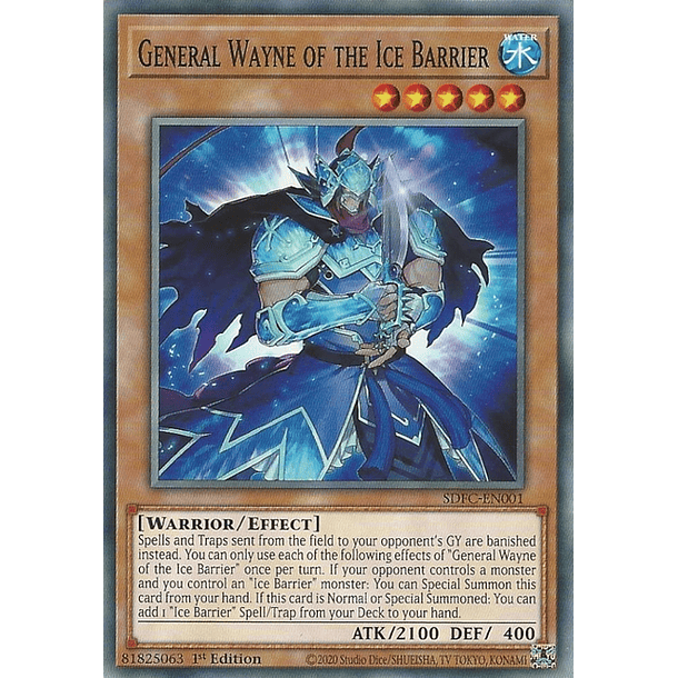 General Wayne of the Ice Barrier - SDFC-EN001 - Common 