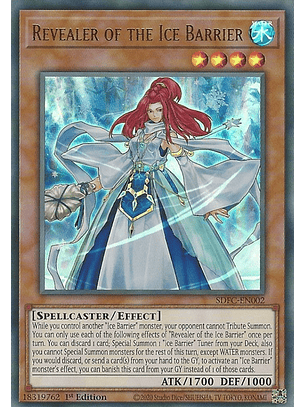 Revealer of the Ice Barrier - SDFC-EN002 - Ultra Rare
