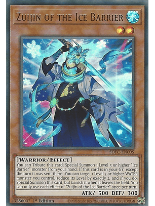 Zuijin of the Ice Barrier - SDFC-EN005 - Ultra Rare
