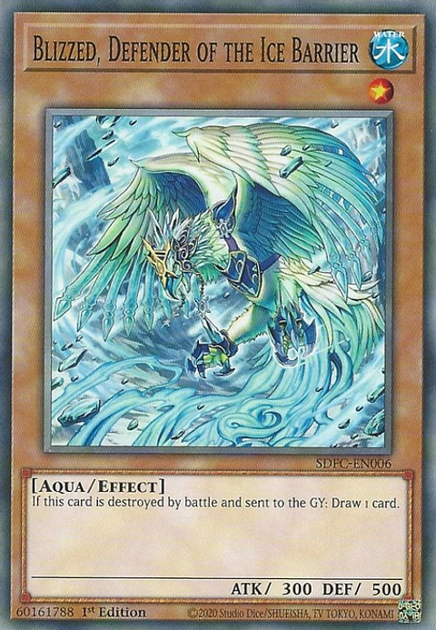 Blizzed, Defender of the Ice Barrier - SDFC-EN006 - Common
