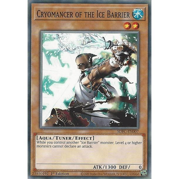 Cryomancer of the Ice Barrier - SDFC-EN007 - Common