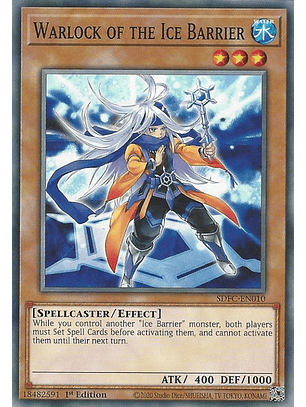 Warlock of the Ice Barrier - SDFC-EN010 - Common