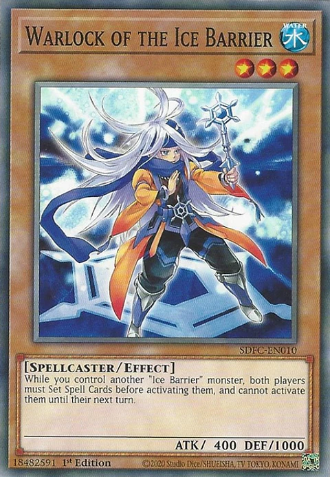 Warlock of the Ice Barrier - SDFC-EN010 - Common