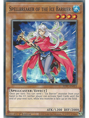 Spellbreaker of the Ice Barrier - SDFC-EN011 - Common