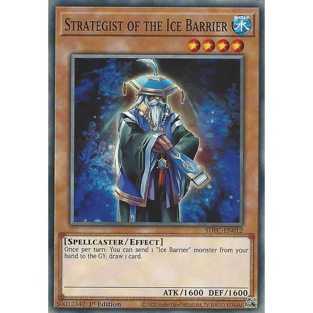 Strategist of the Ice Barrier - SDFC-EN012 - Common