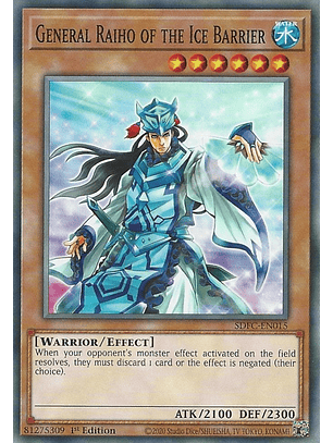 General Raiho of the Ice Barrier - SDFC-EN015 - Common