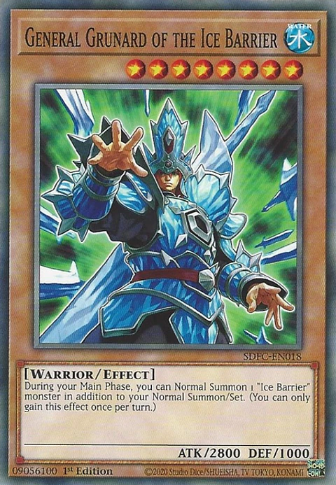 General Grunard of the Ice Barrier - SDFC-EN018 - Common