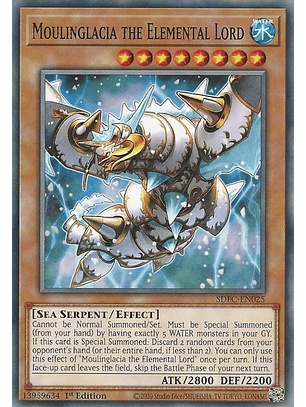 Moulinglacia the Elemental Lord - SDFC-EN025 - Common 