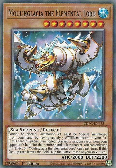 Moulinglacia the Elemental Lord - SDFC-EN025 - Common 