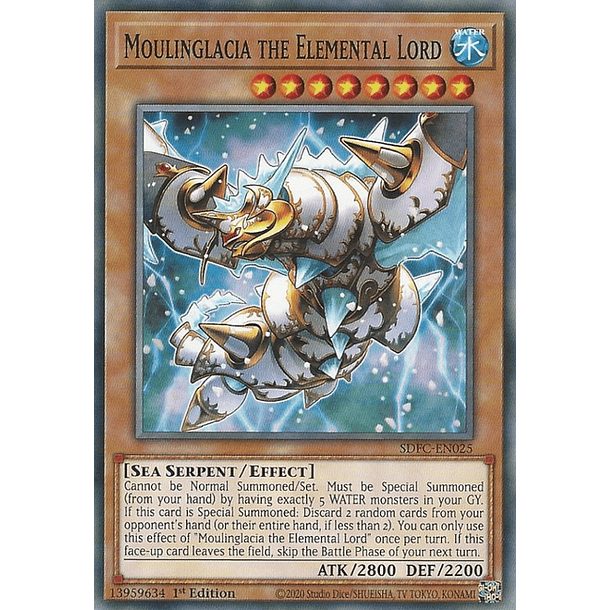 Moulinglacia the Elemental Lord - SDFC-EN025 - Common 