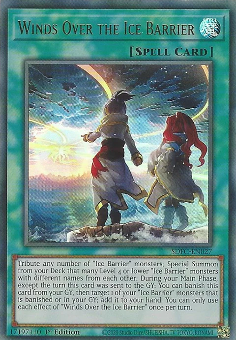 Winds Over the Ice Barrier - SDFC-EN027 - Ultra Rare 