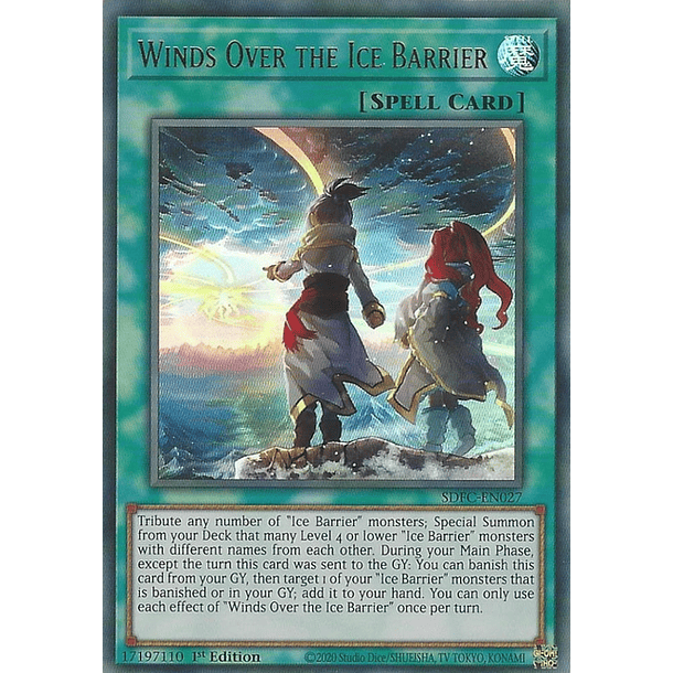 Winds Over the Ice Barrier - SDFC-EN027 - Ultra Rare 