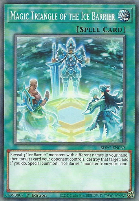 Magic Triangle of the Ice Barrier - SDFC-EN029 - Common