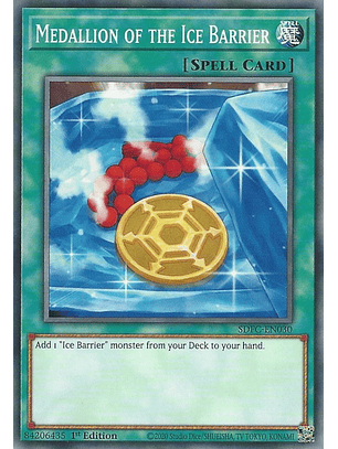 Medallion of the Ice Barrier - SDFC-EN030 - Common 1st Edition