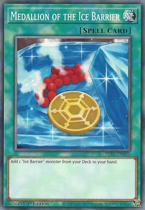 Medallion of the Ice Barrier - SDFC-EN030 - Common 1st Edition