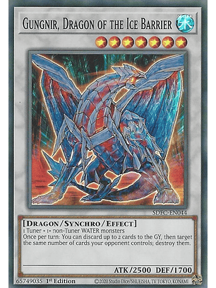 Gungnir, Dragon of the Ice Barrier - SDFC-EN044 - Super Rare