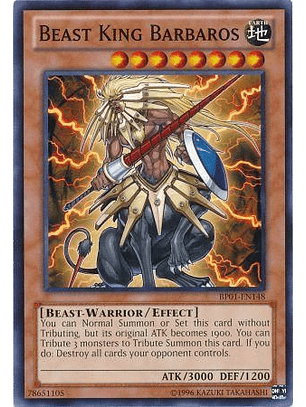 Beast King Barbaros - BP01-EN148 - Common