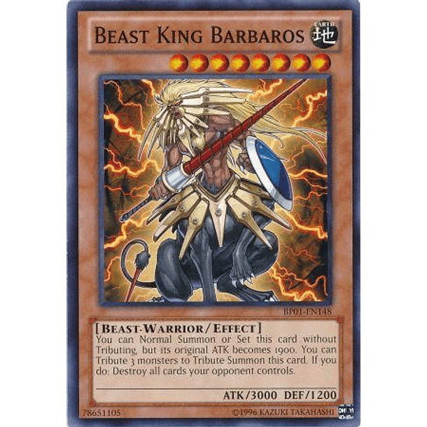 Beast King Barbaros - BP01-EN148 - Common