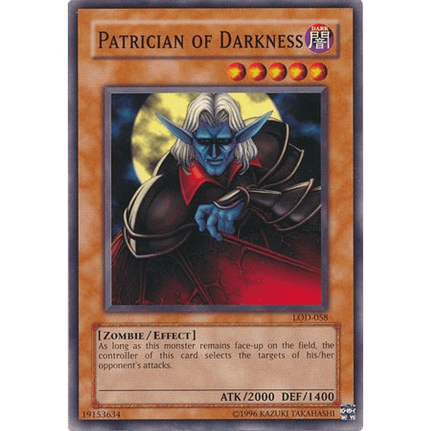 Patrician of Darkness - LOD-058 - Common