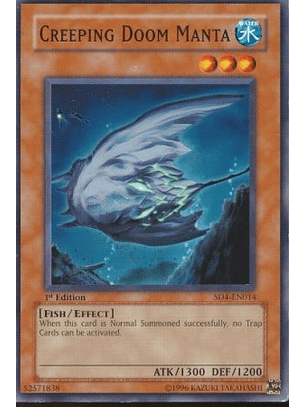 Creeping Doom Manta - SD4-EN014 - Common