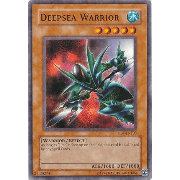 Deepsea Warrior - DB1-EN193 - Common