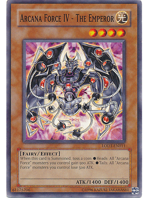 Arcana Force IV - The Emperor - LODT-EN011 - Common
