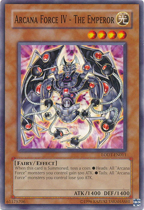 Arcana Force IV - The Emperor - LODT-EN011 - Common