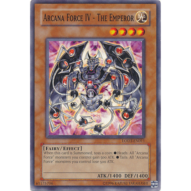 Arcana Force IV - The Emperor - LODT-EN011 - Common