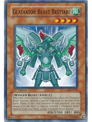 Gladiator Beast Bestiari - GLAS-EN020 - Common