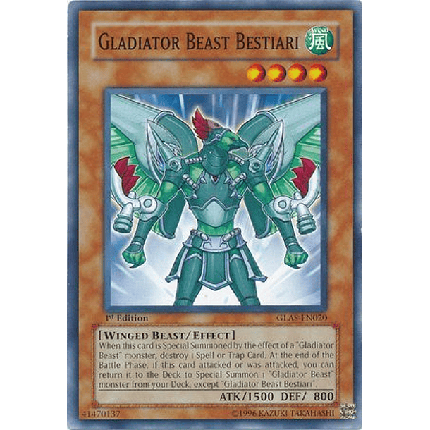 Gladiator Beast Bestiari - GLAS-EN020 - Common