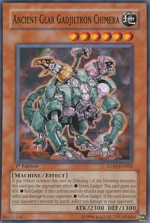 Ancient Gear Gadjiltron Chimera - SD10-EN002 - Common 1