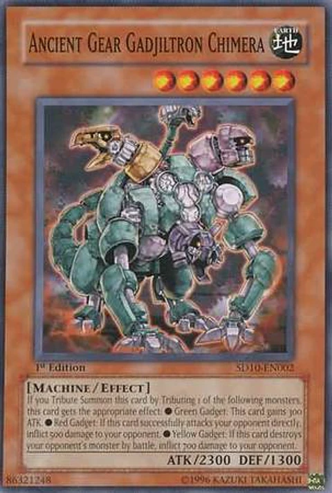 Ancient Gear Gadjiltron Chimera - SD10-EN002 - Common