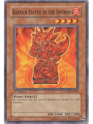 Barrier Statue of the Inferno - CDIP-EN020 - Common