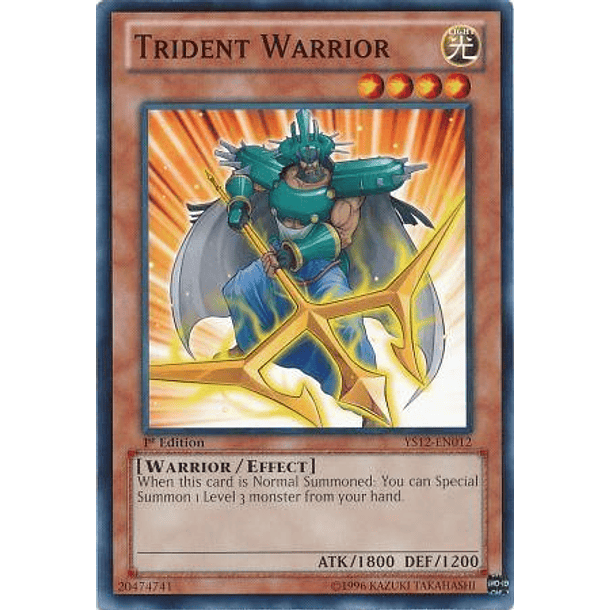 Trident Warrior - YS12-EN012 - Common