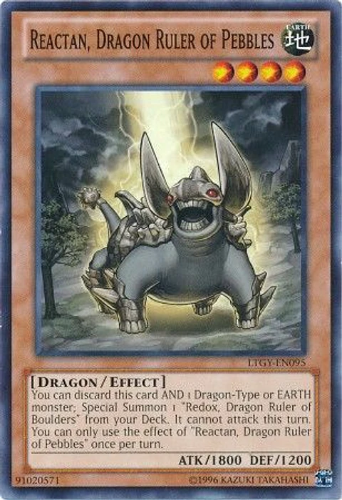 Reactan, Dragon Ruler of Pebbles - LTGY-EN095 - Common