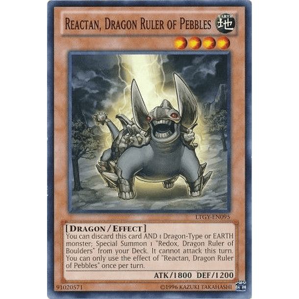 Reactan, Dragon Ruler of Pebbles - LTGY-EN095 - Common