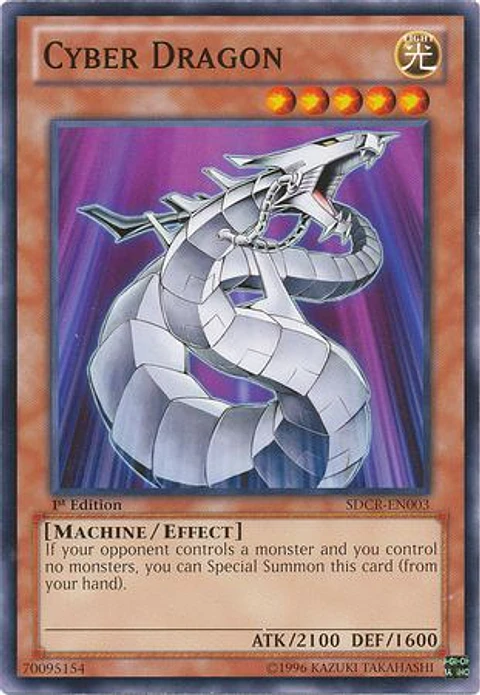Cyber Dragon (White) - SDCR-EN003 - Common